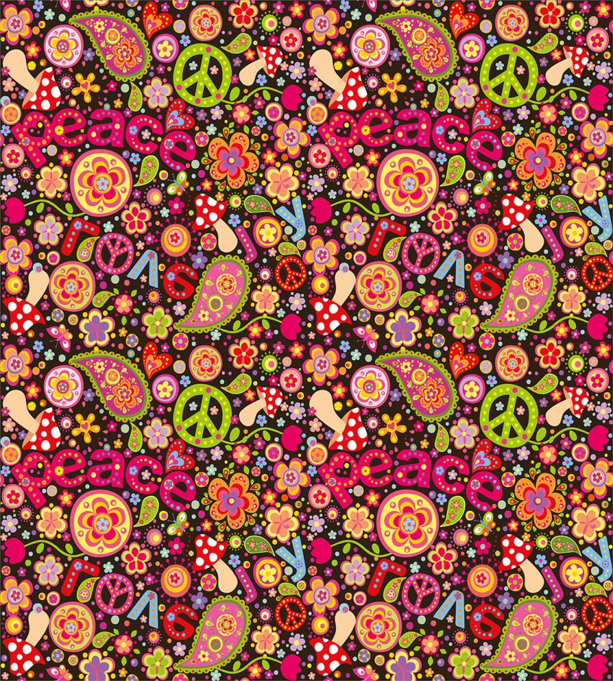 Peace Love Joyful Vivid — Pattern