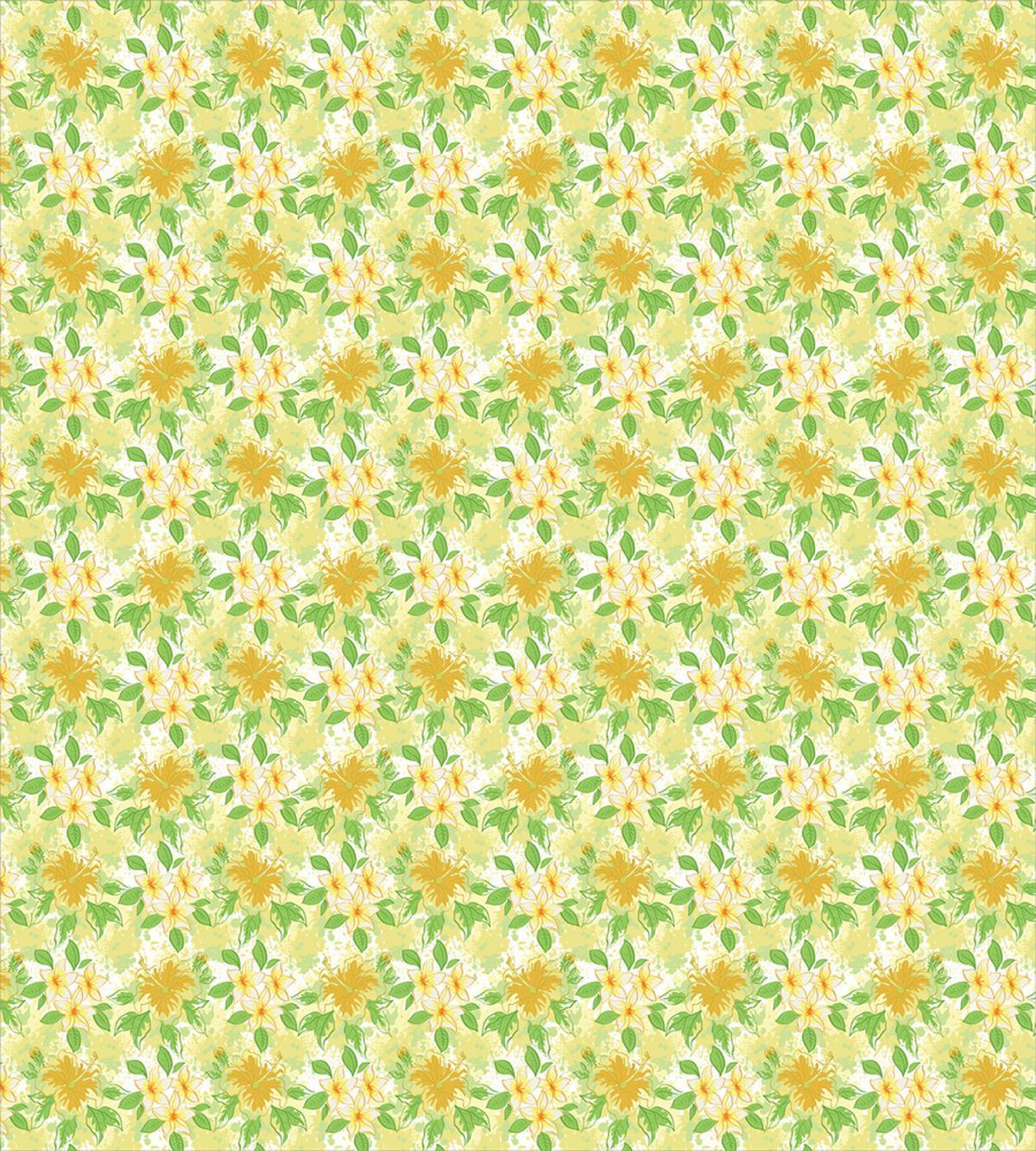 Hibiscus Plumeria — Pattern