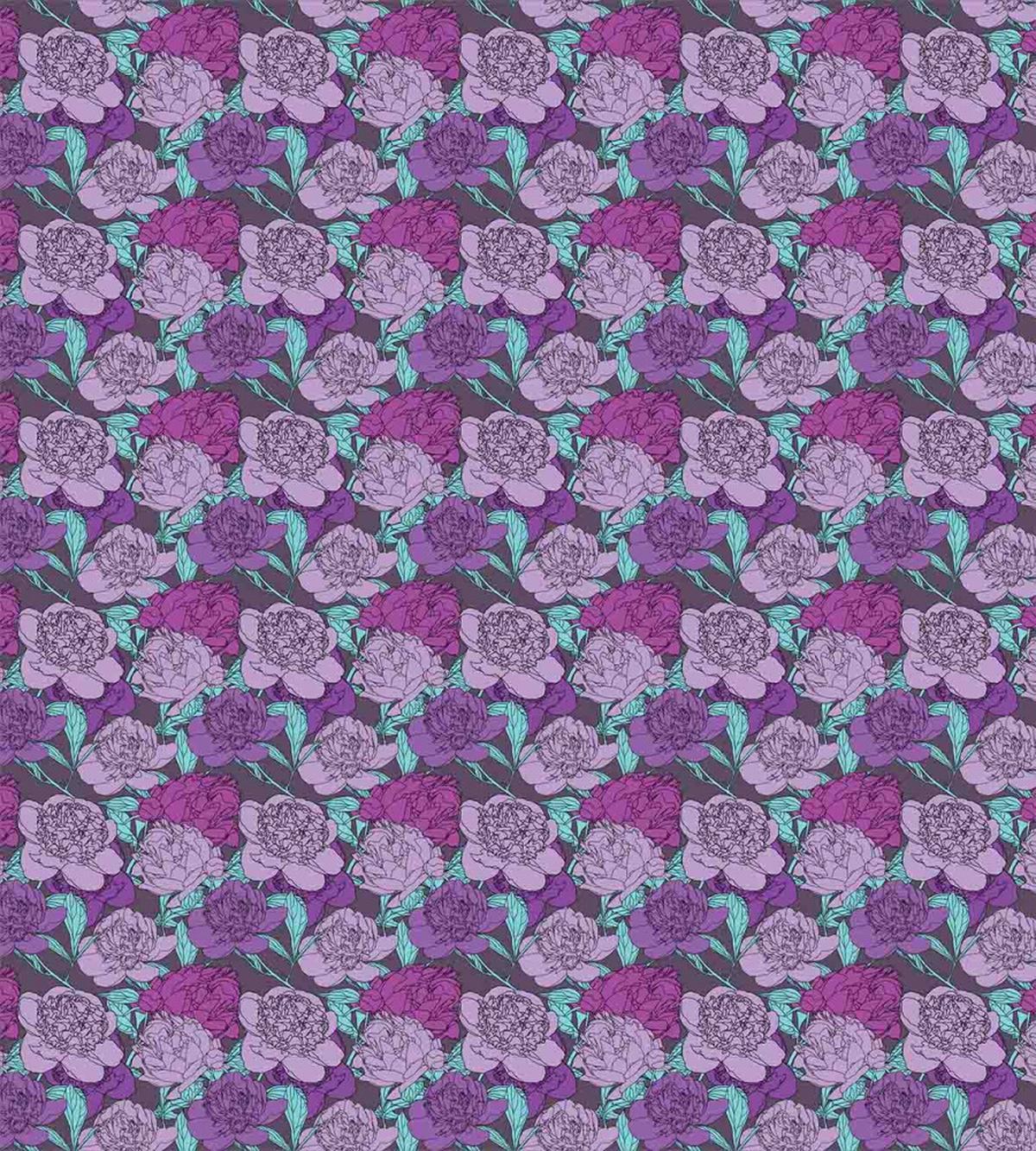 Pastel Tone Delicate Peonies — Pattern
