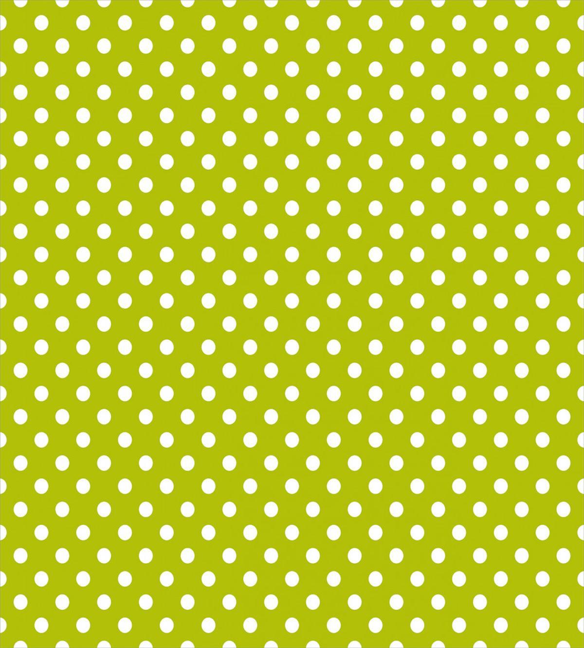 Lime Vintage Polka Dots — Pattern