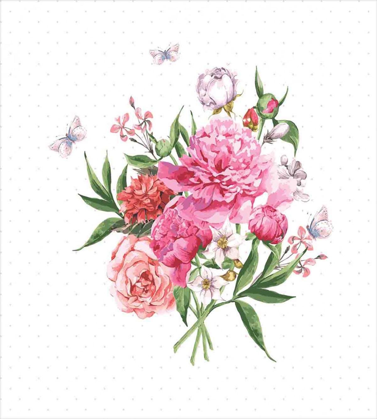 Vintage Bouquet of Flowers — Pattern