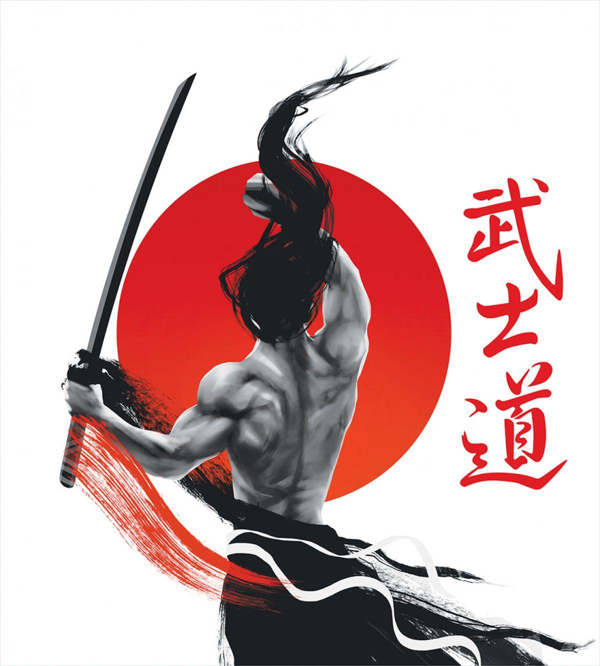 Samurai at Practice Ornate — Pattern