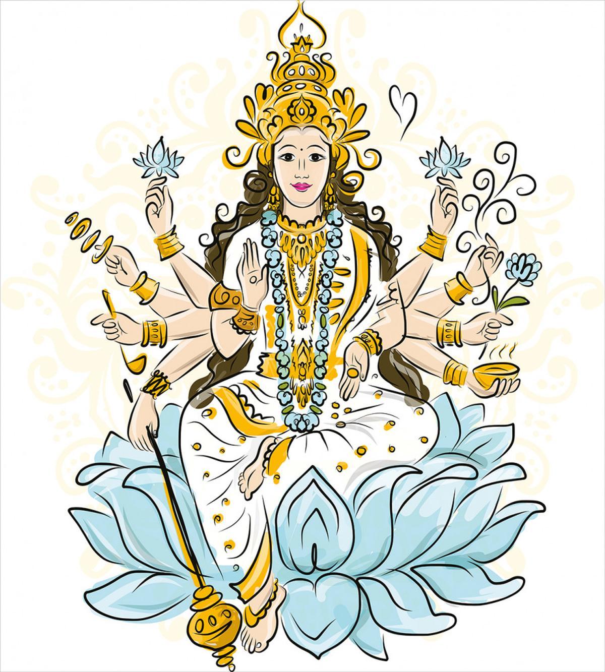 Sketch Figure Blessing — Pattern
