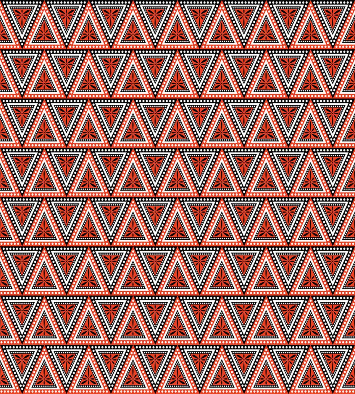 Triangles and Dots Tribal — Pattern