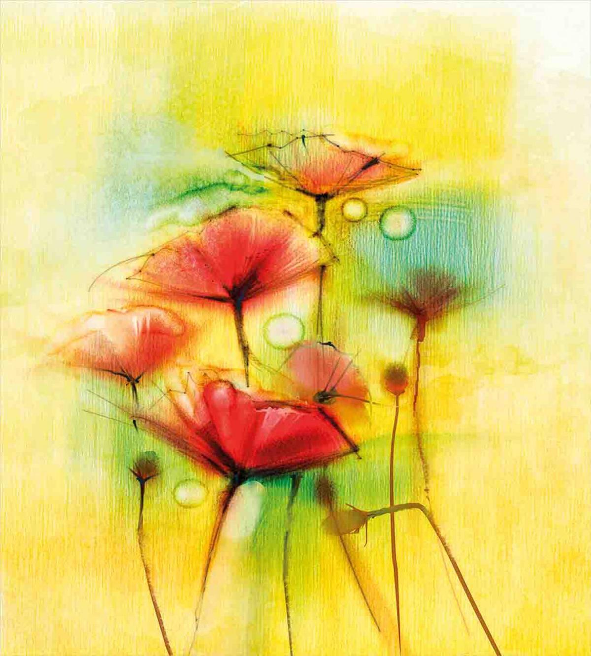 Poppy Flowers Blossom — Pattern
