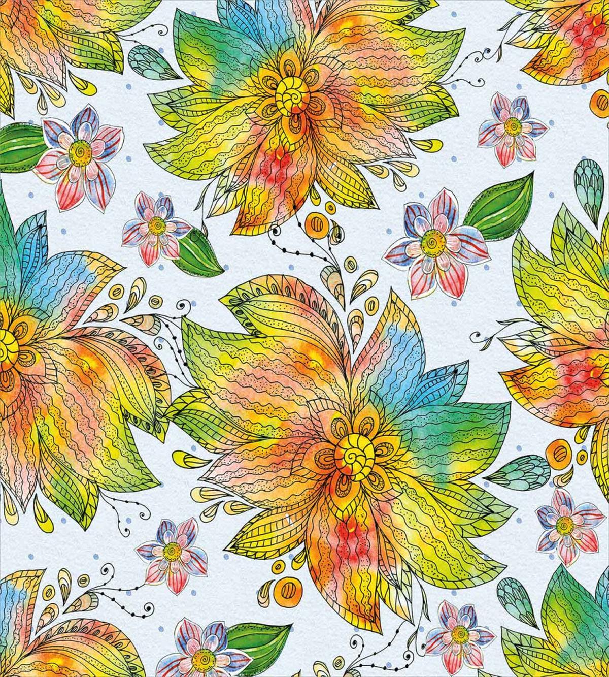 Macro Flower Petals Art — Pattern