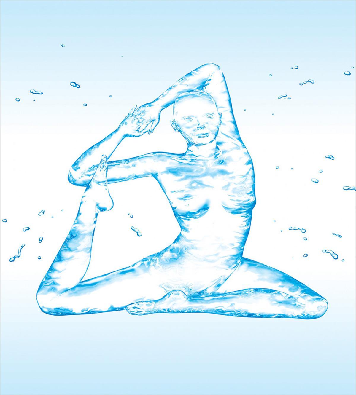 Aquatic Woman Pose — Pattern