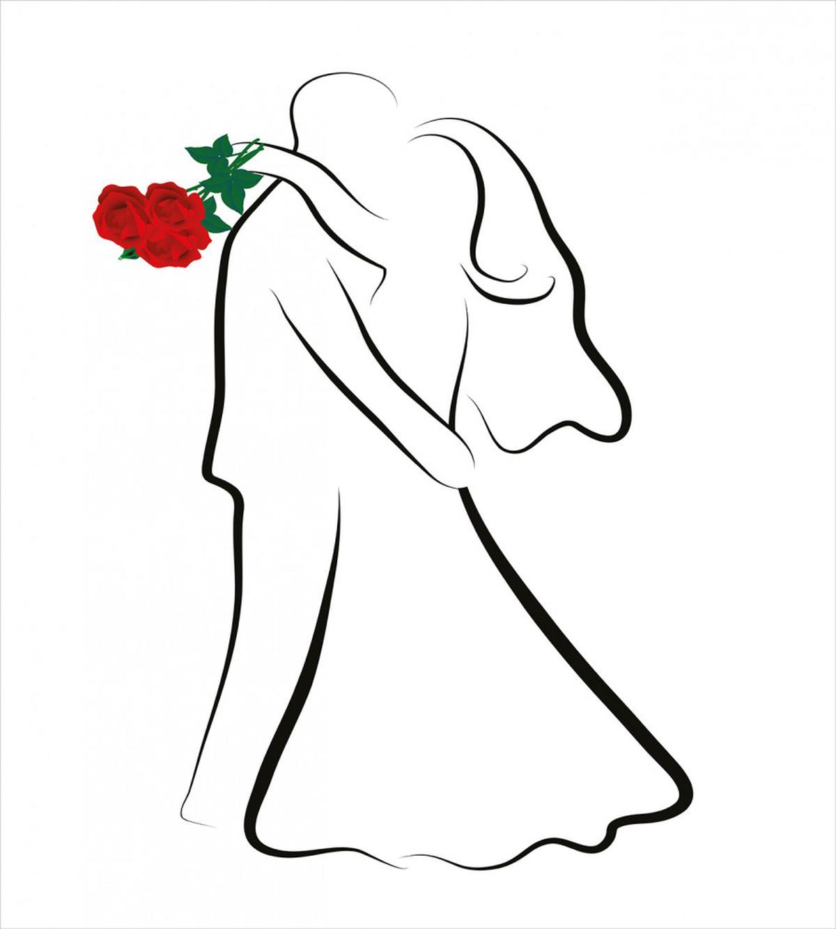 Silhouette Couple — Pattern