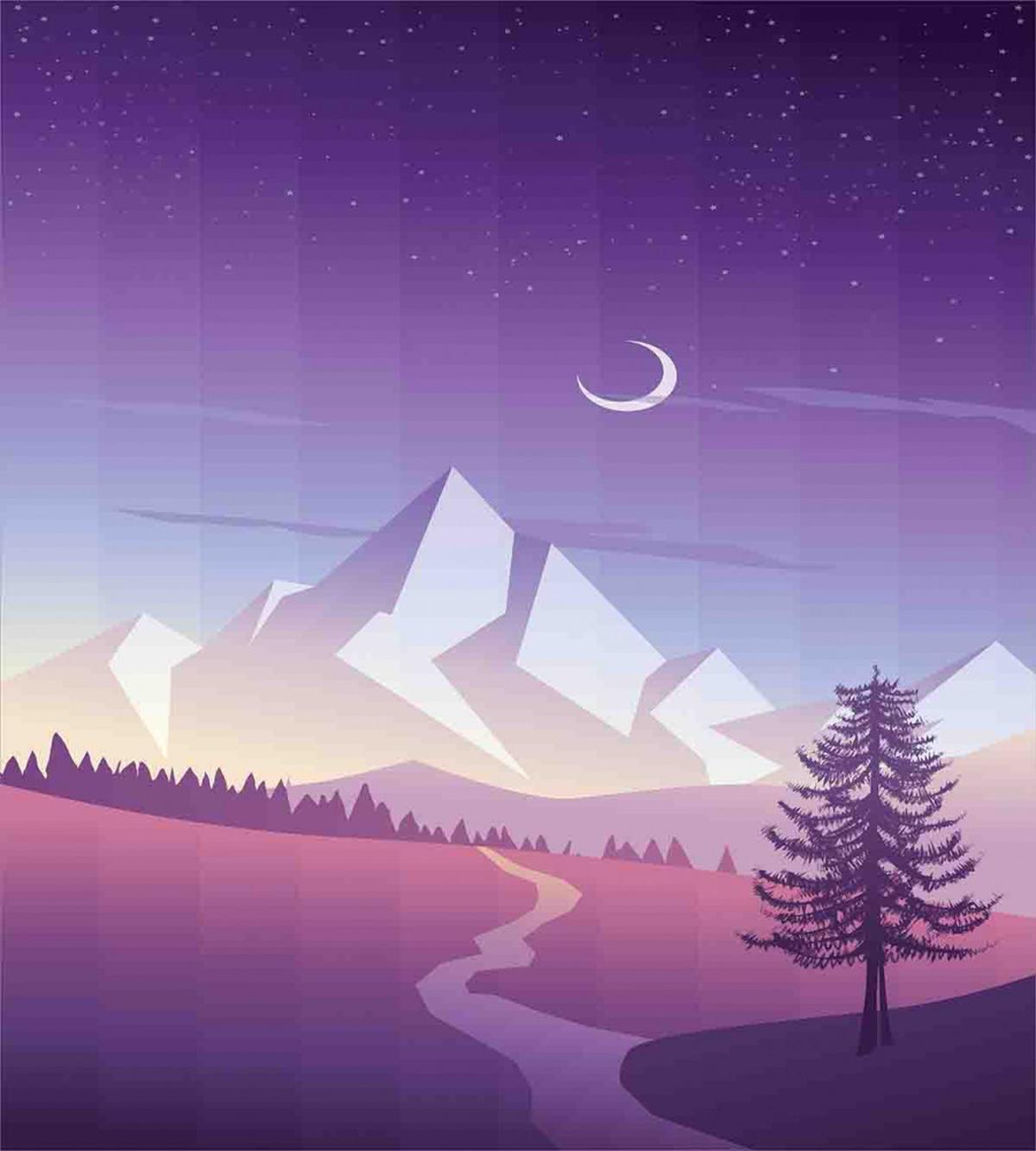 Mountain Scenery — Pattern