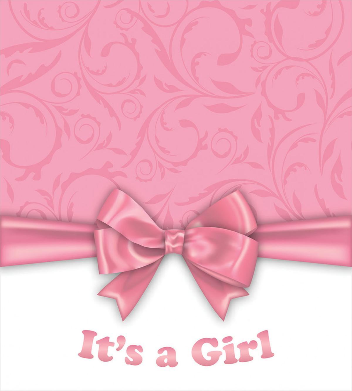 Its a Girl and Ribbon — Pattern