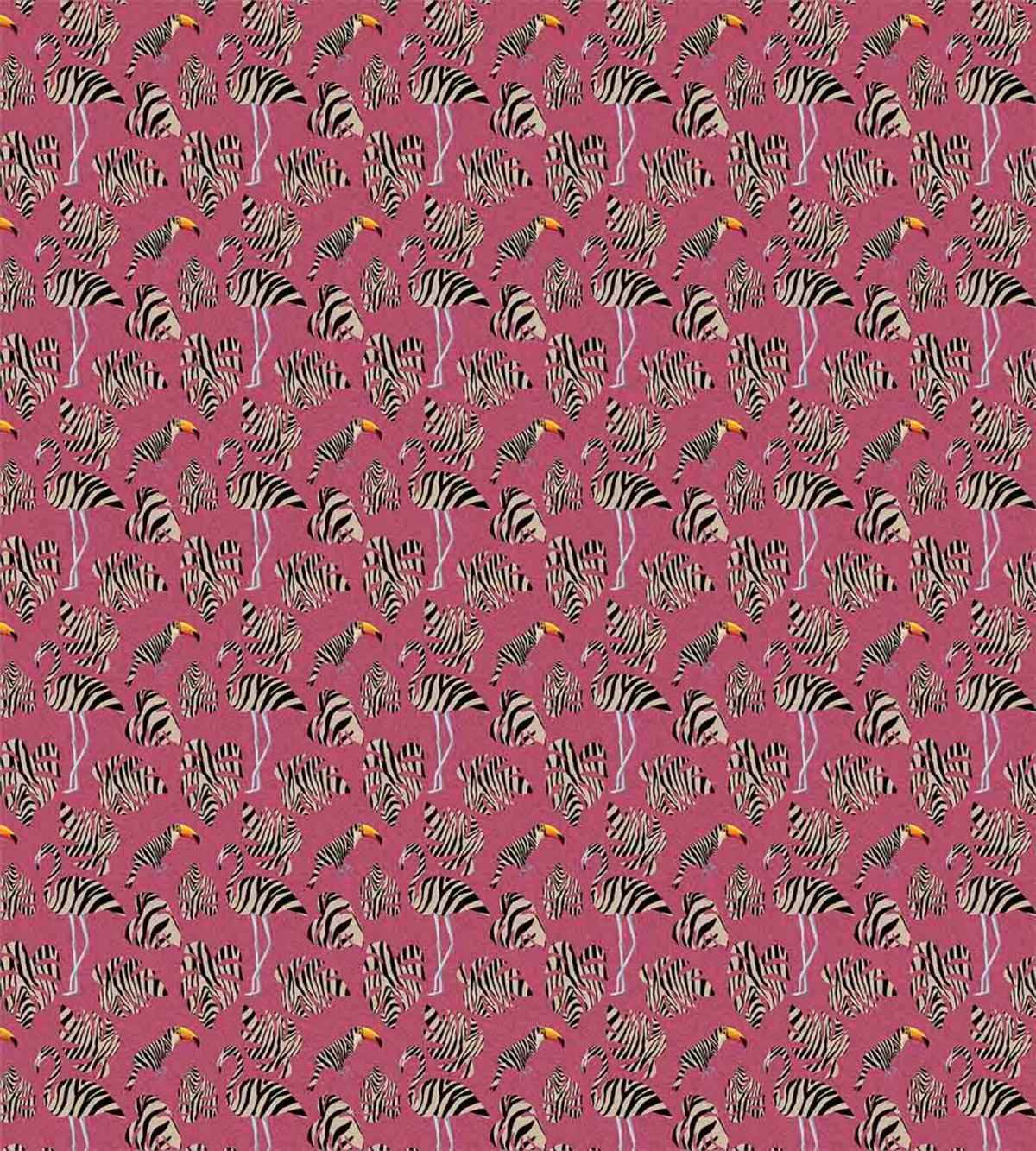 Flamingo Toucan Bird — Pattern