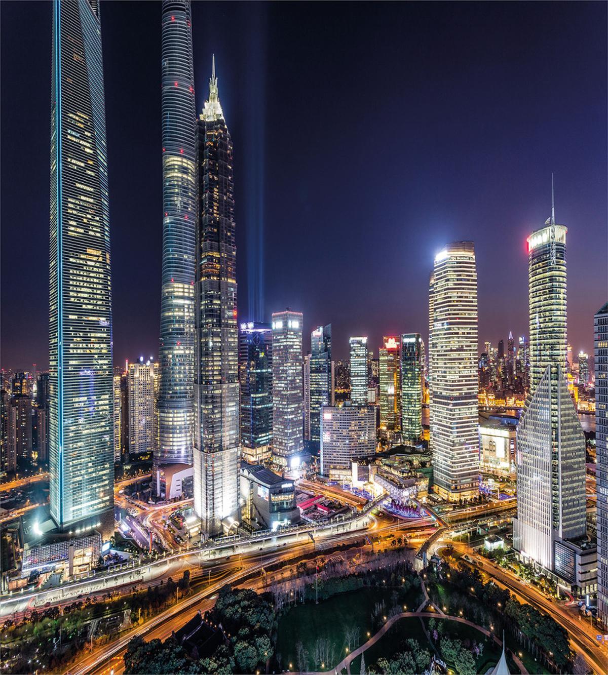 Skyline of Modern City — Pattern