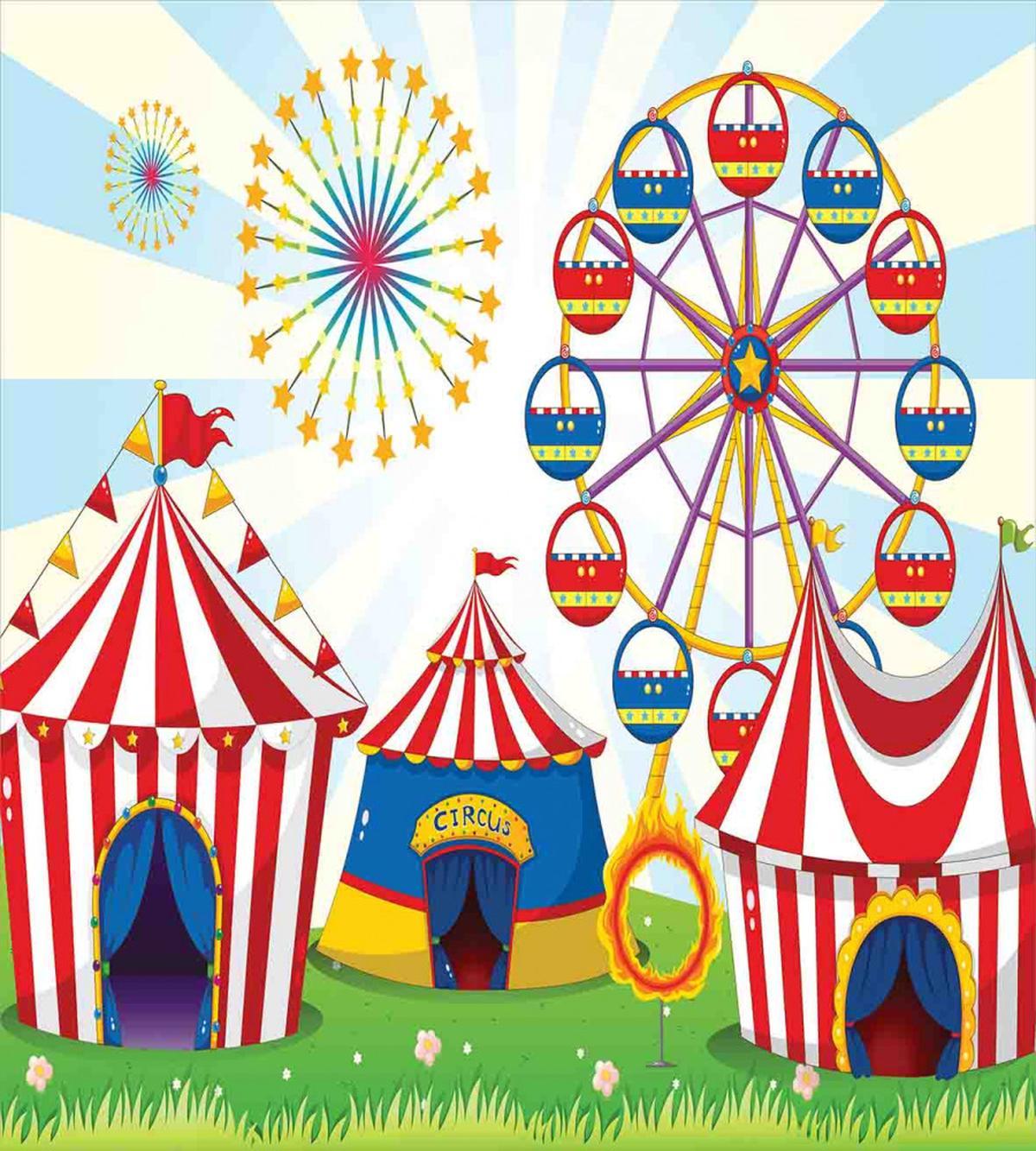 Striped Tents — Pattern