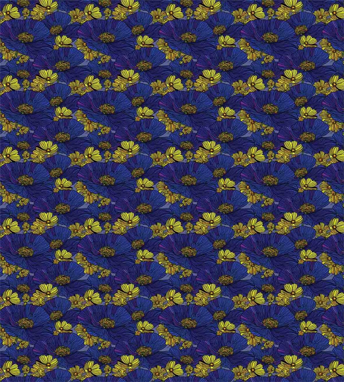 Poppies Daisies — Pattern