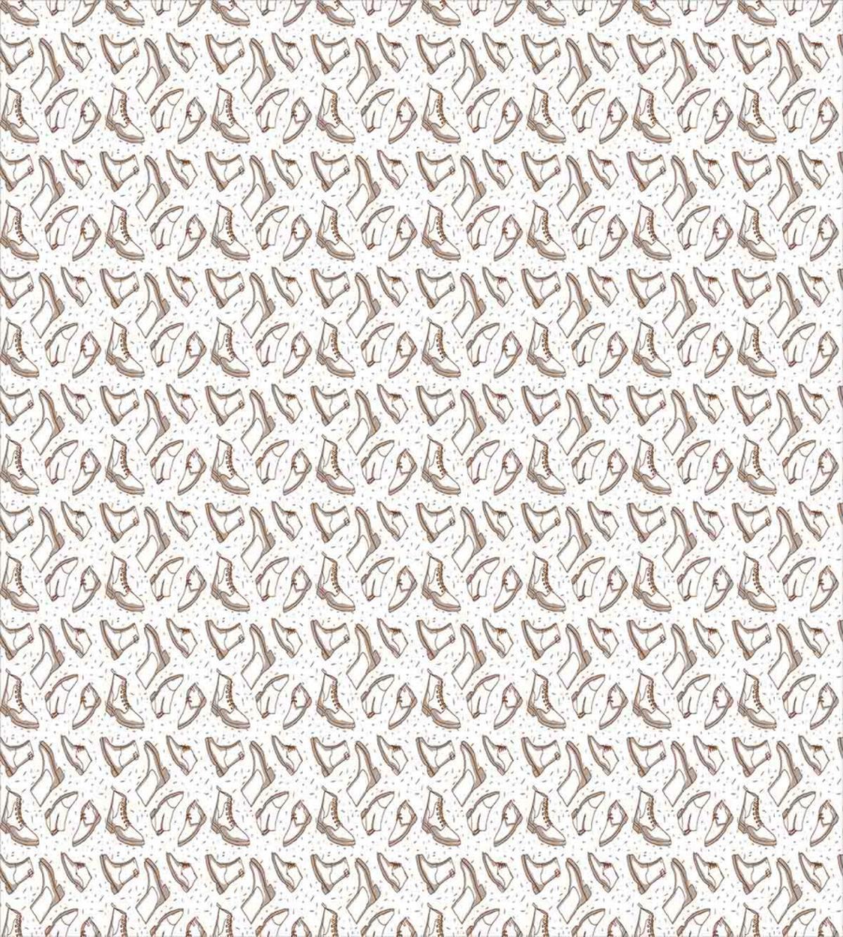 Line Art Shoes Outdoor — Pattern