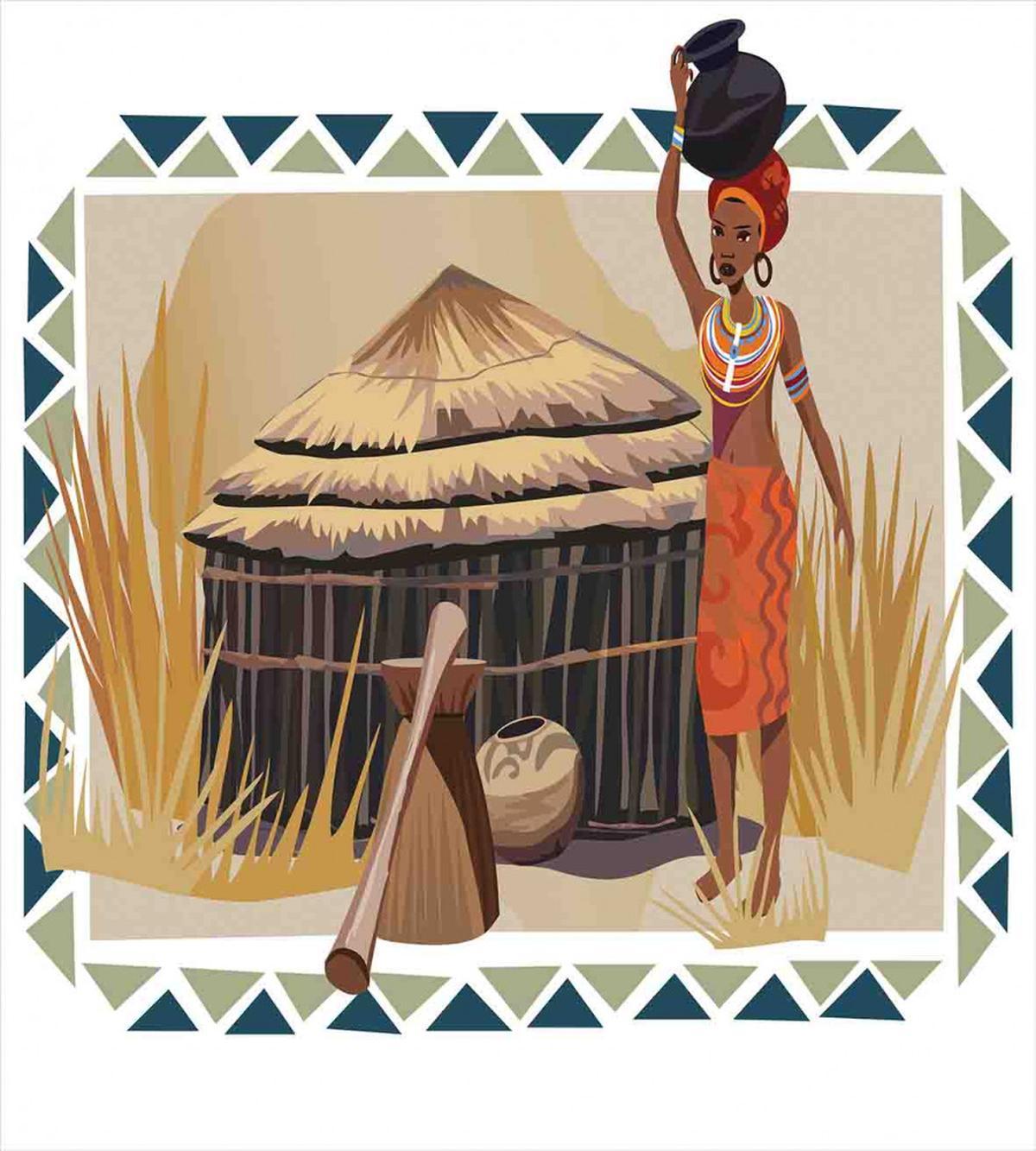 Native Lady — Pattern