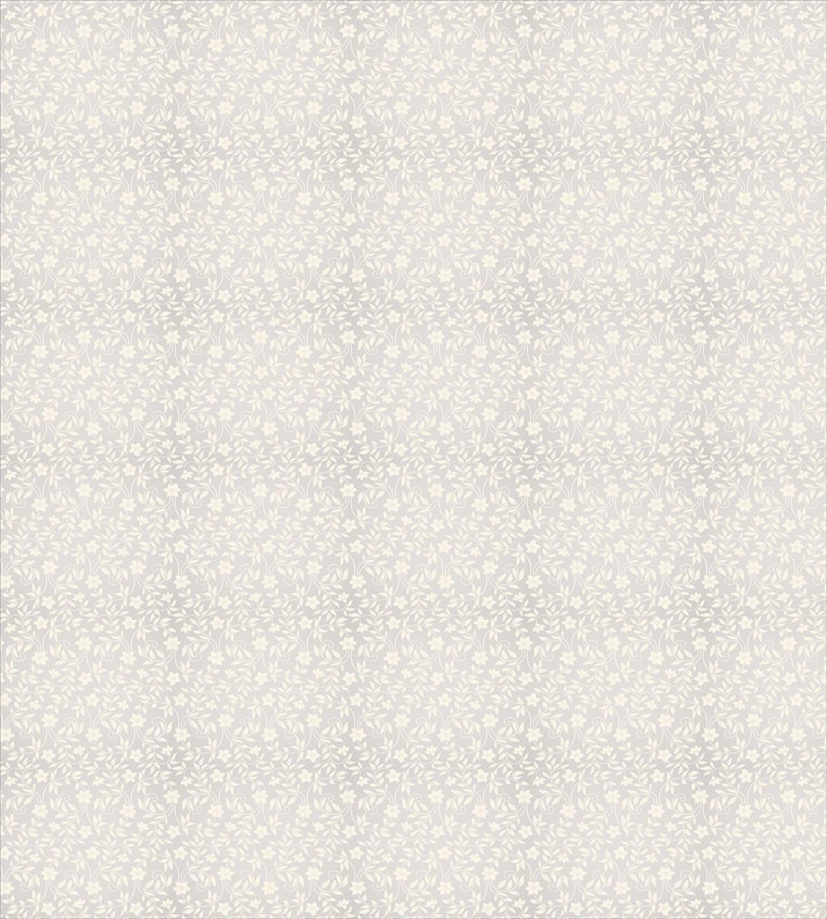 Simplistic Curly Floral Art — Pattern