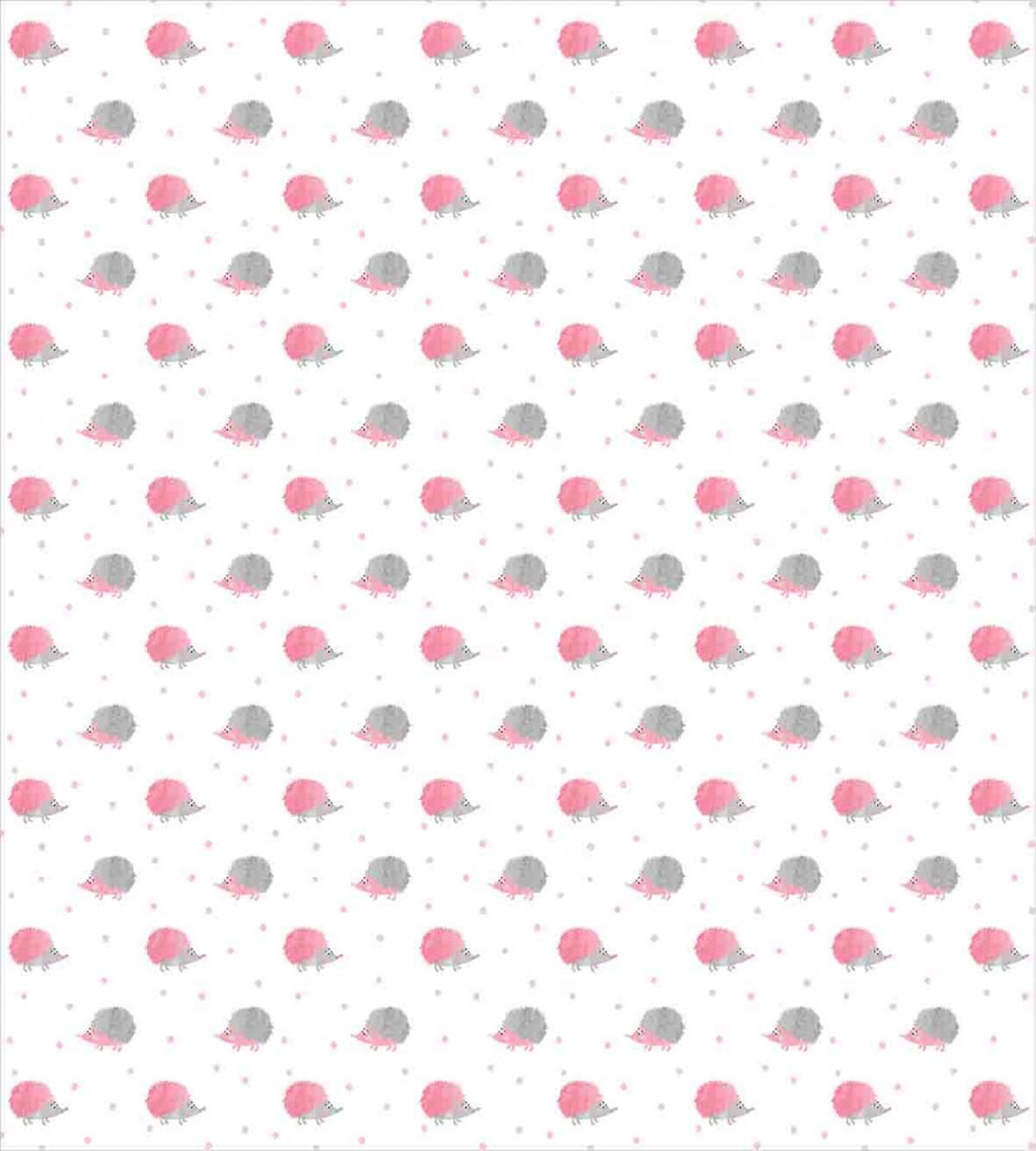Fluffy Pinkish Hedgehog — Pattern