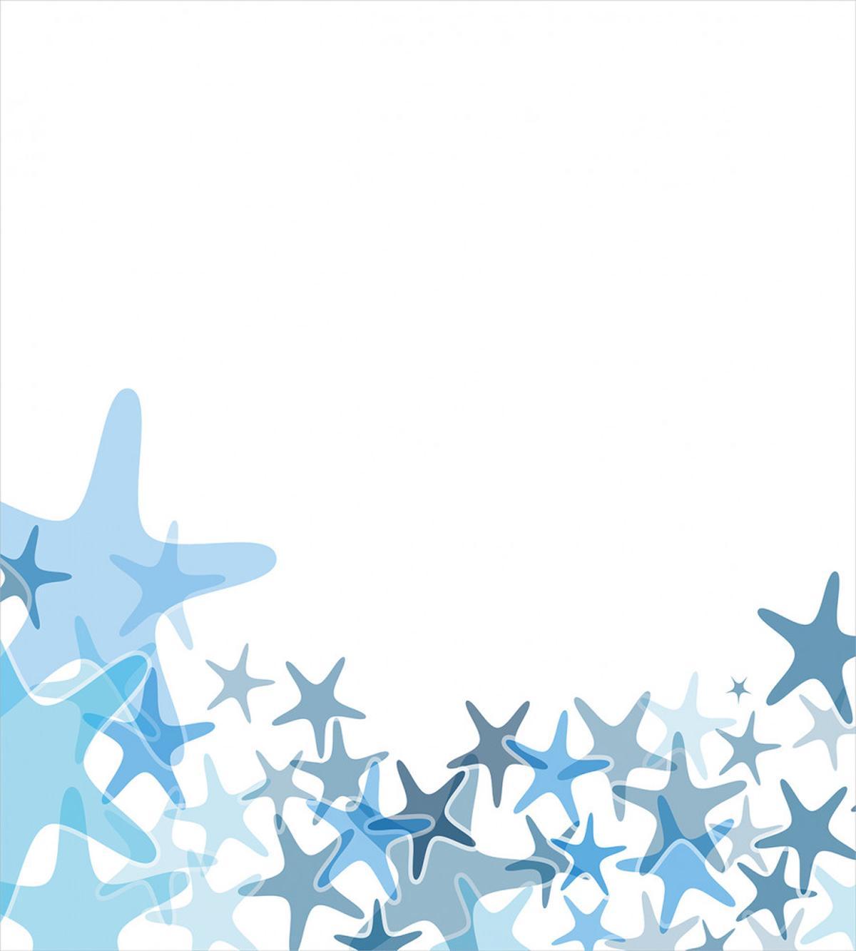 Blue Sea Animals — Pattern