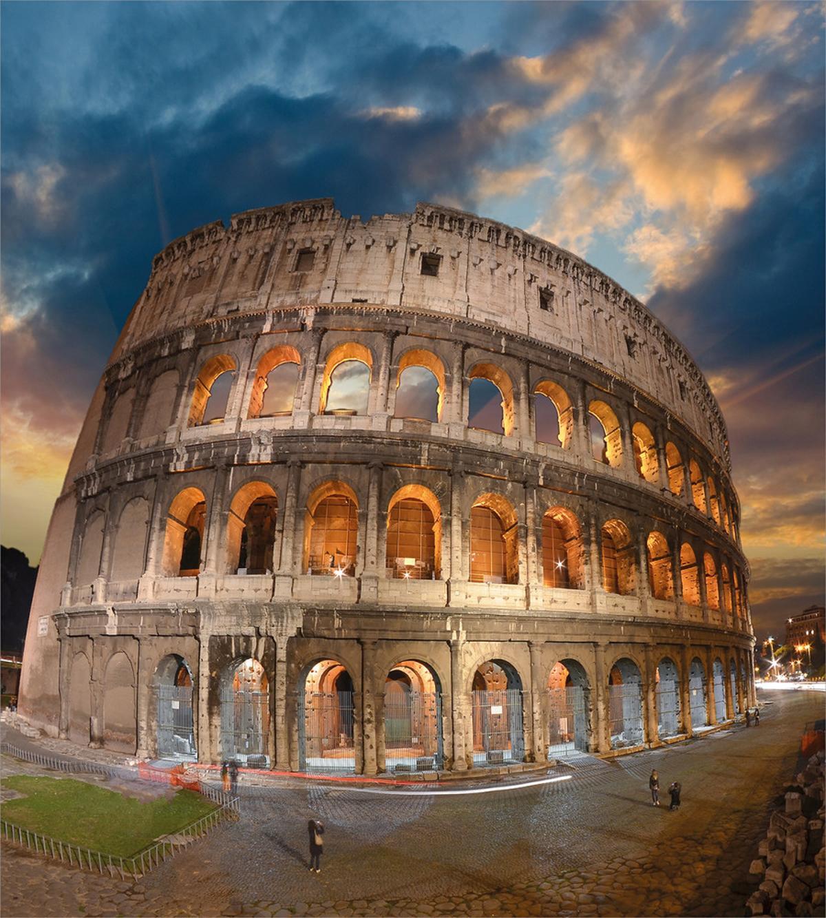 Colosseum at Sunset — Pattern