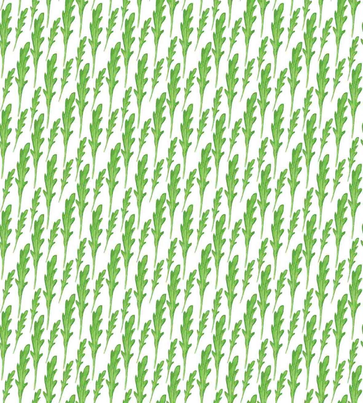 Watercolor Style Leaves — Pattern