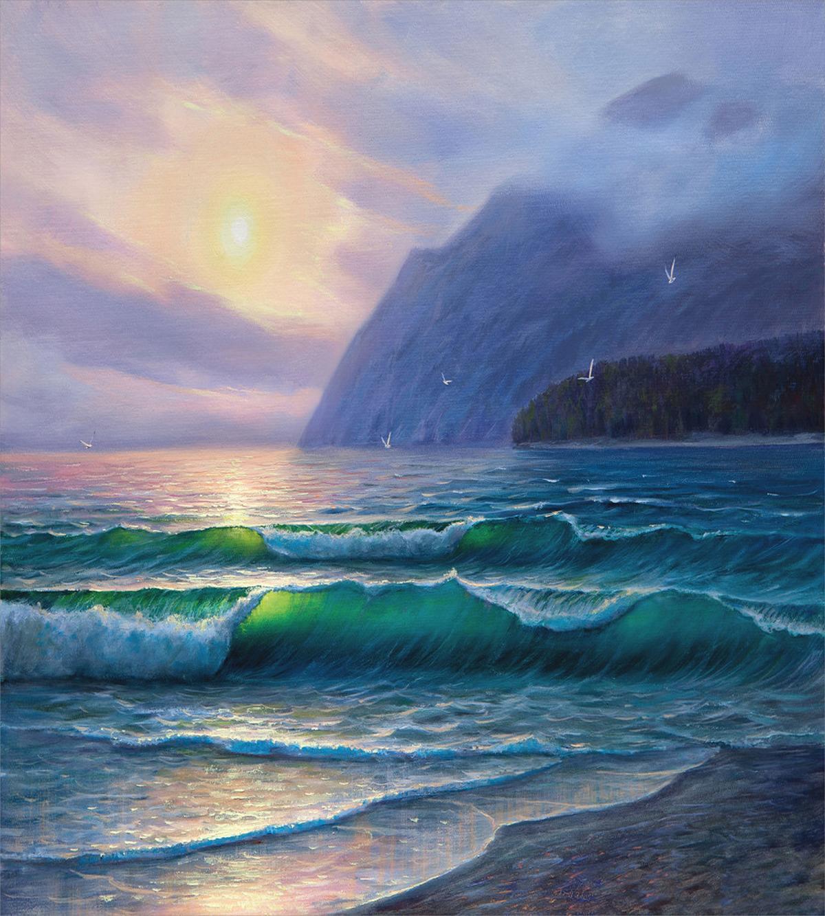 Ocean Morning Mountain — Pattern