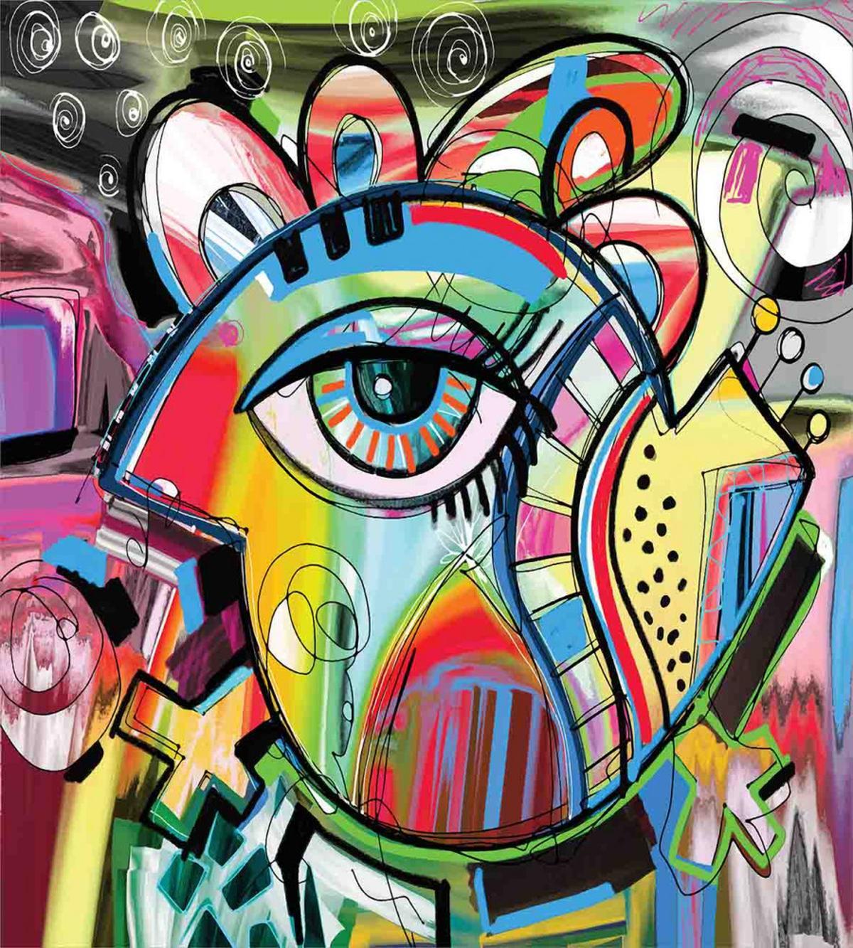 Colorful Art Eye — Pattern