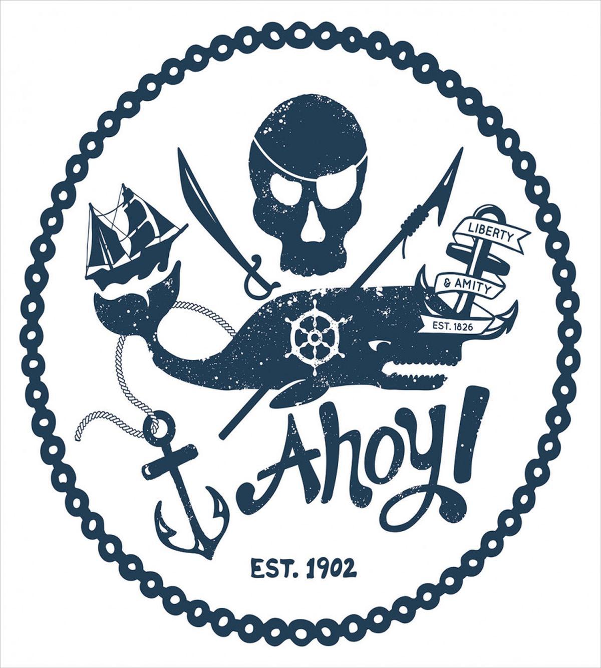 Nautical Pirate Skull — Pattern