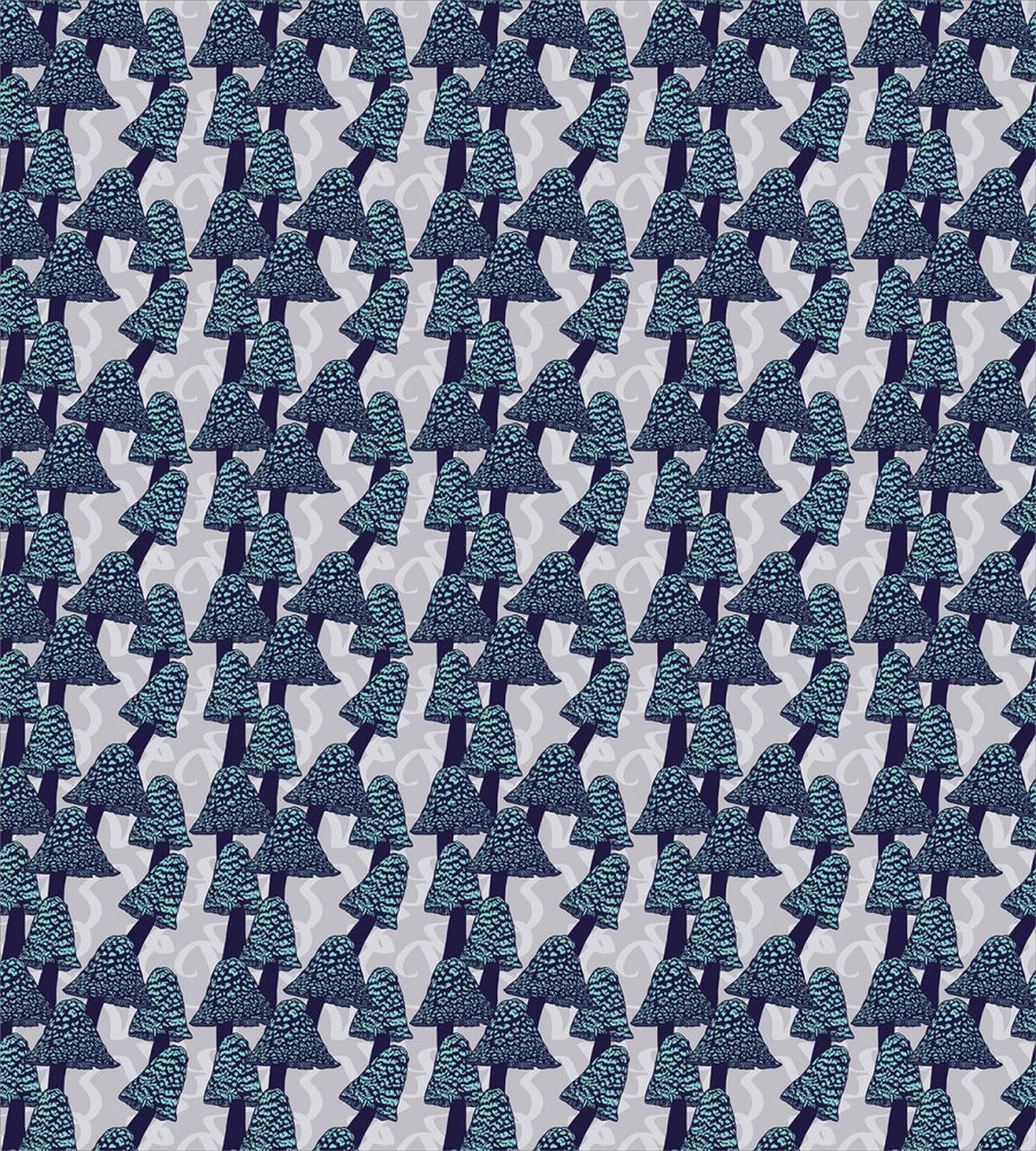 Abstract Design Fungi Art — Pattern