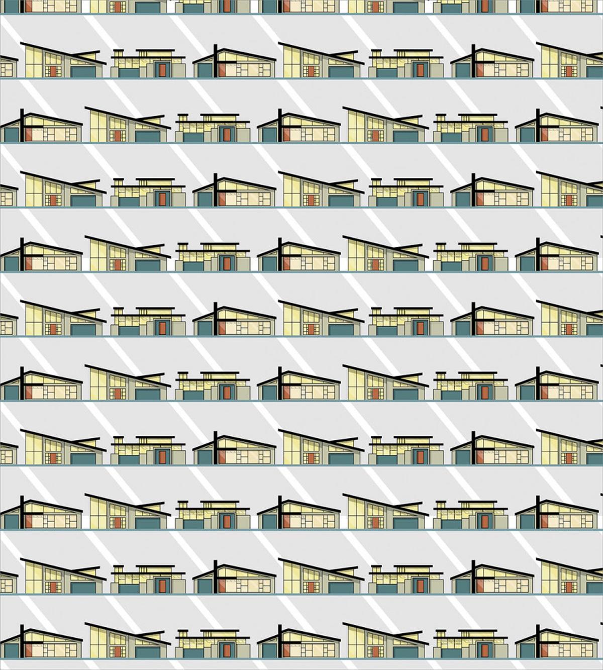 Geometric Modern Architecture — Pattern