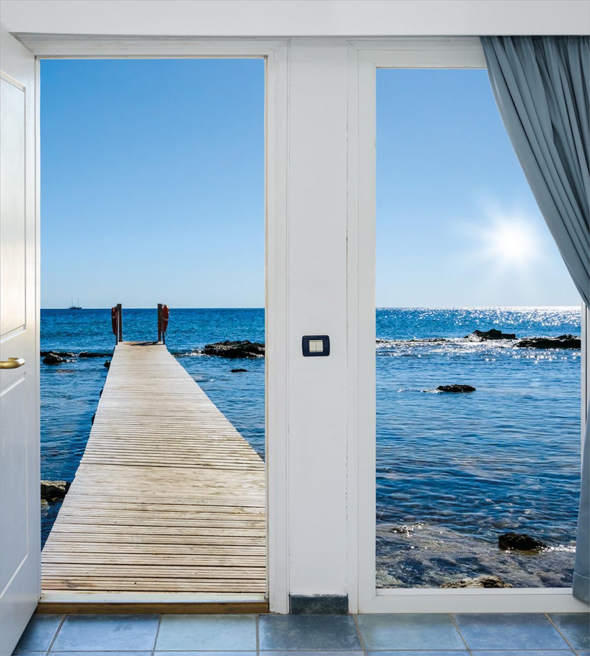 Patio Ocean Sea Sunny — Pattern