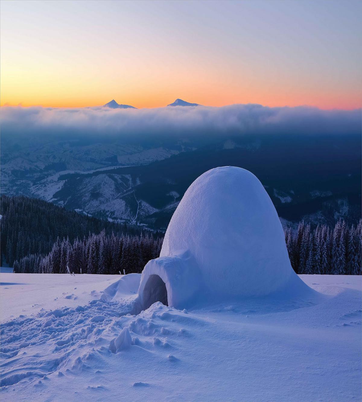 Huge Snowy Hut — Pattern