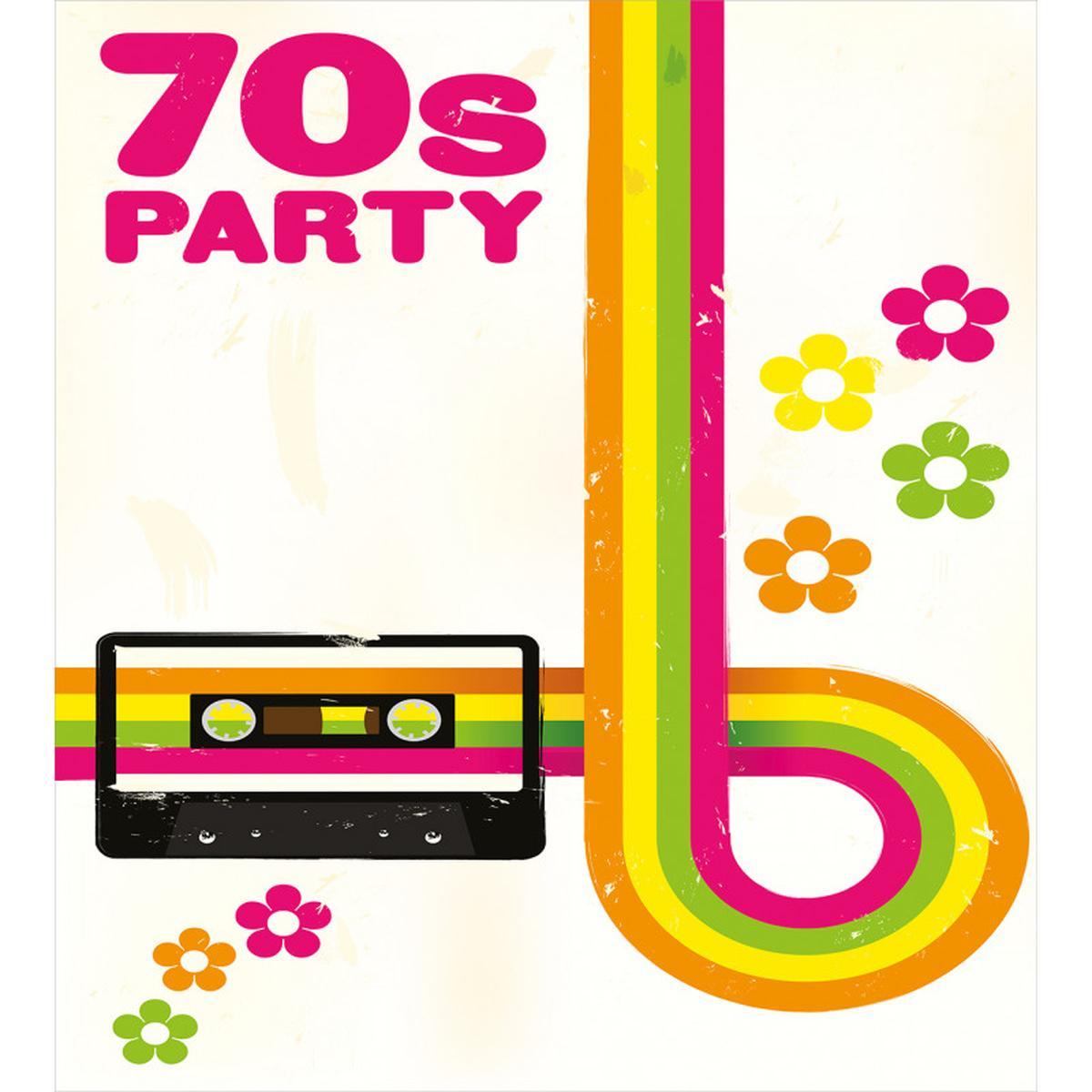 70s Party Casette Tape — Pattern