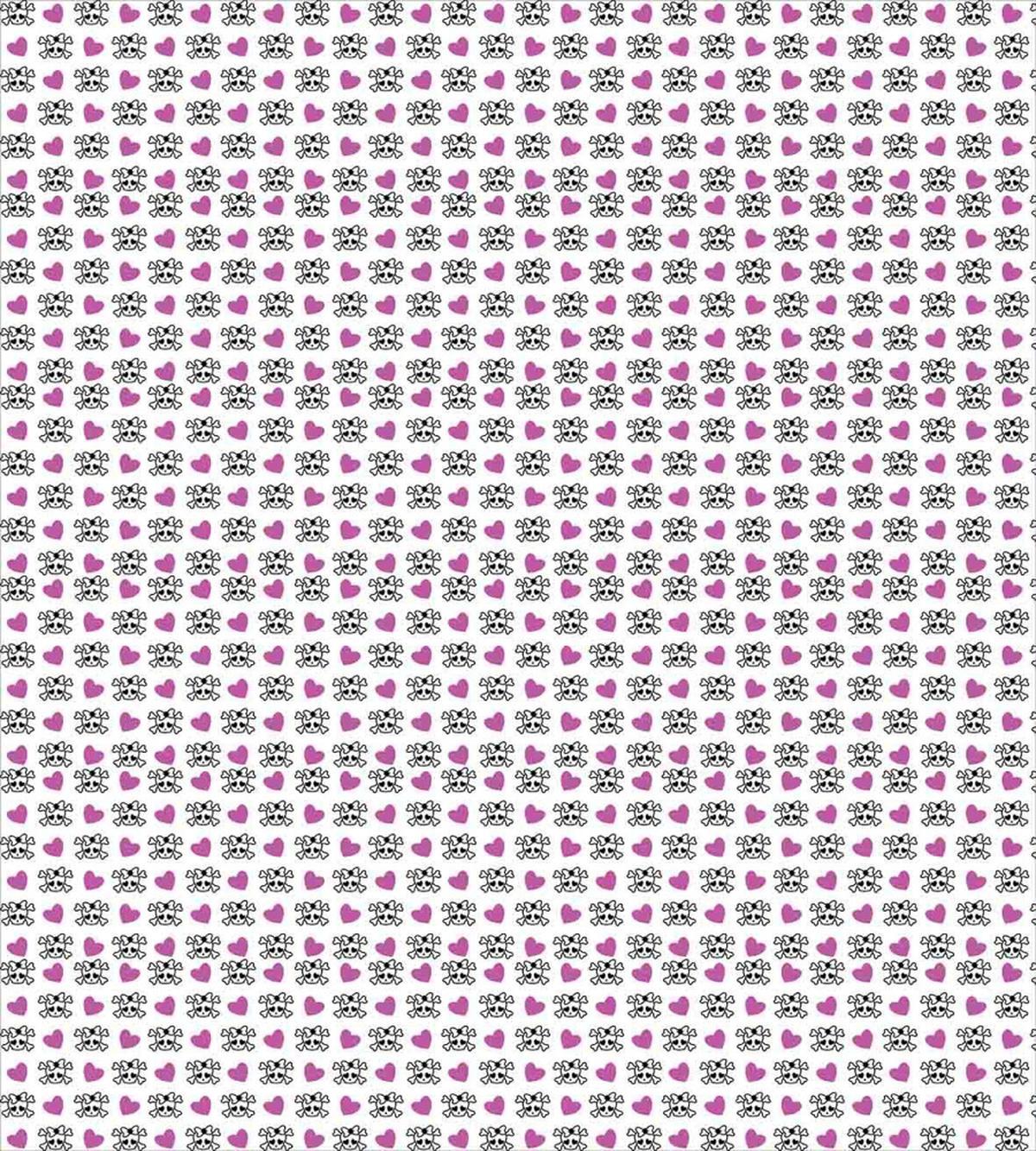 Emo Skulls Hearts Funky — Pattern