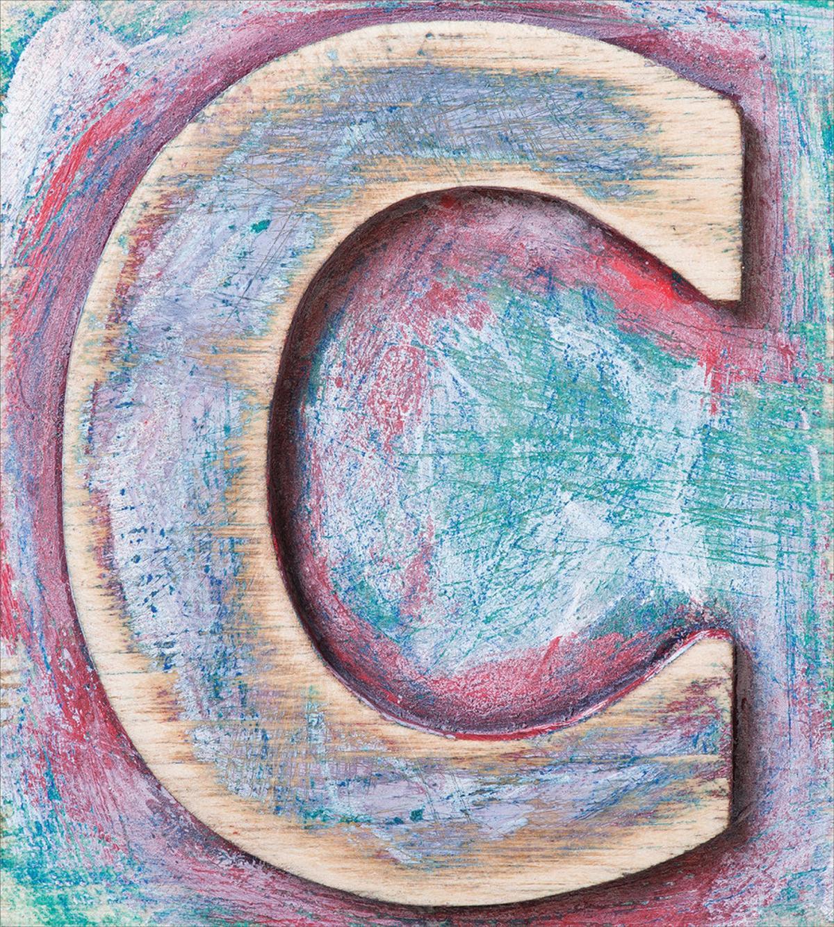 Timber Wood C Typeface — Pattern