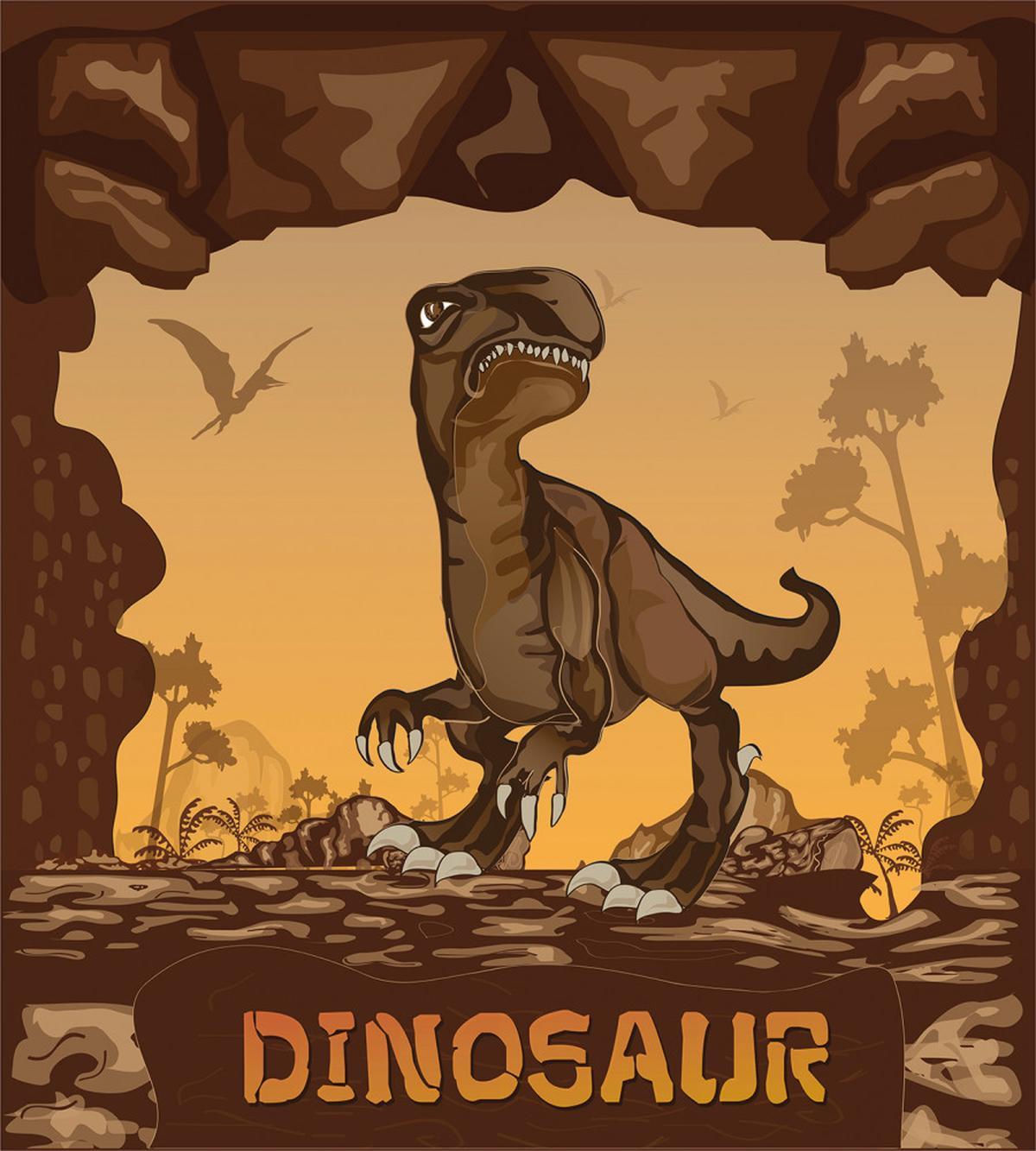 Giant Dinosaur Cliffs — Pattern