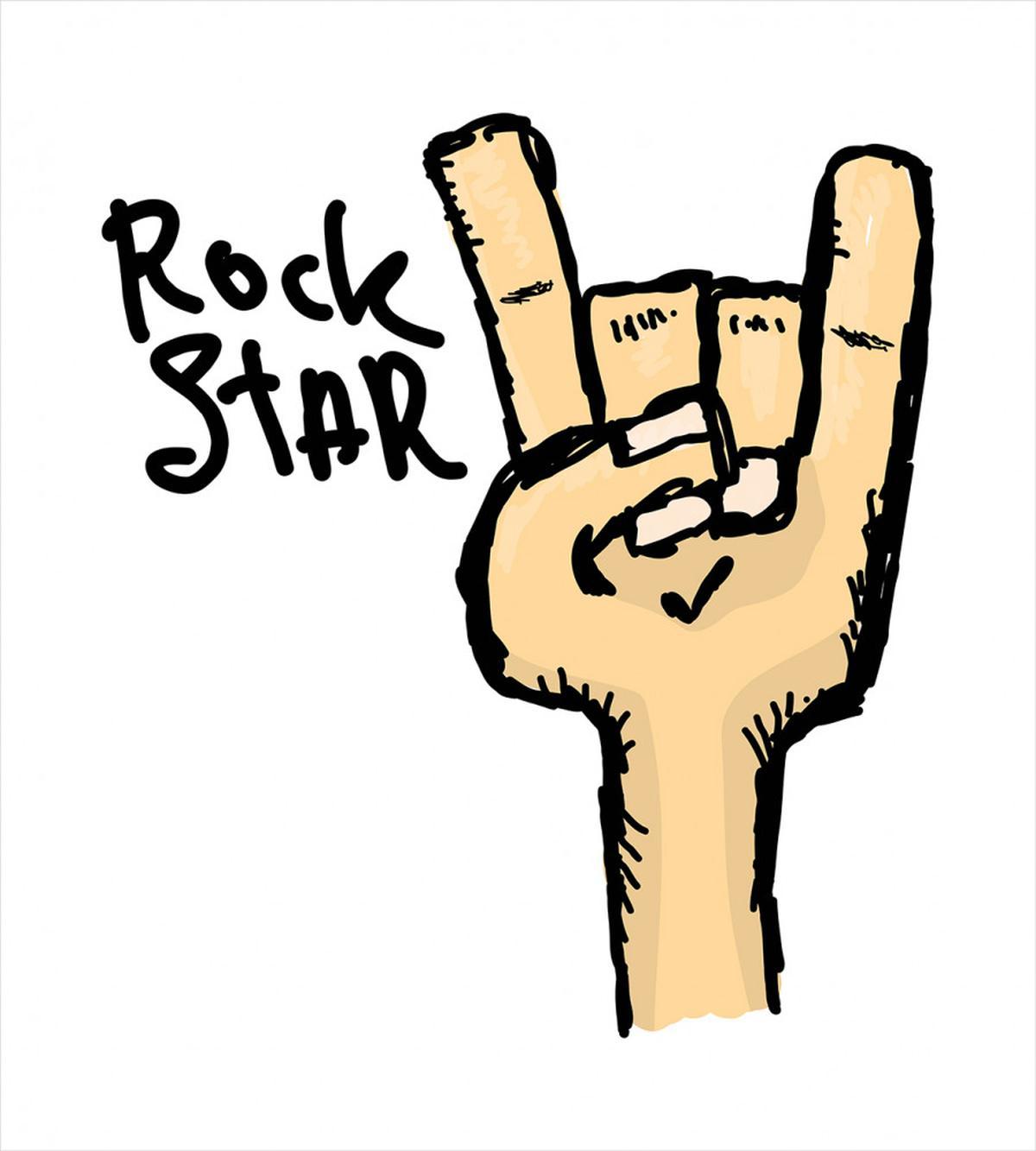 Doodle Hand Sign — Pattern