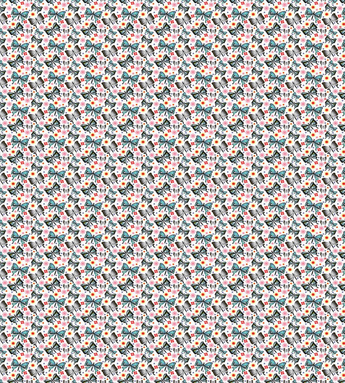 Insect and Tiny Flowers — Pattern