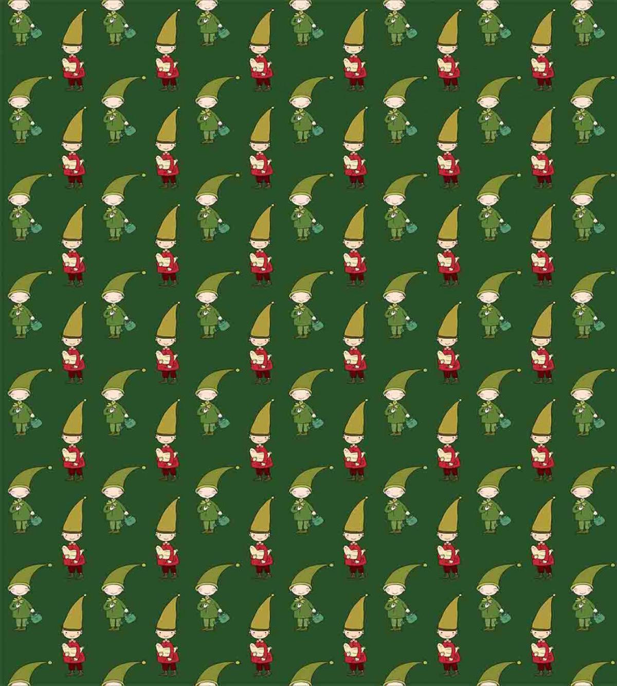 Elves with Dove Birds Clove — Pattern
