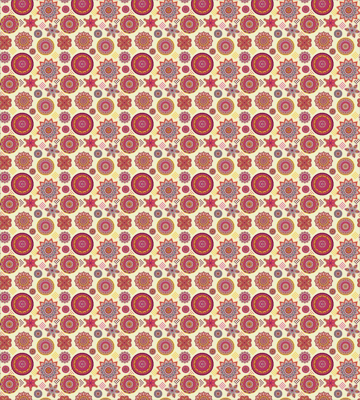 Abstract Blossoms Dots — Pattern