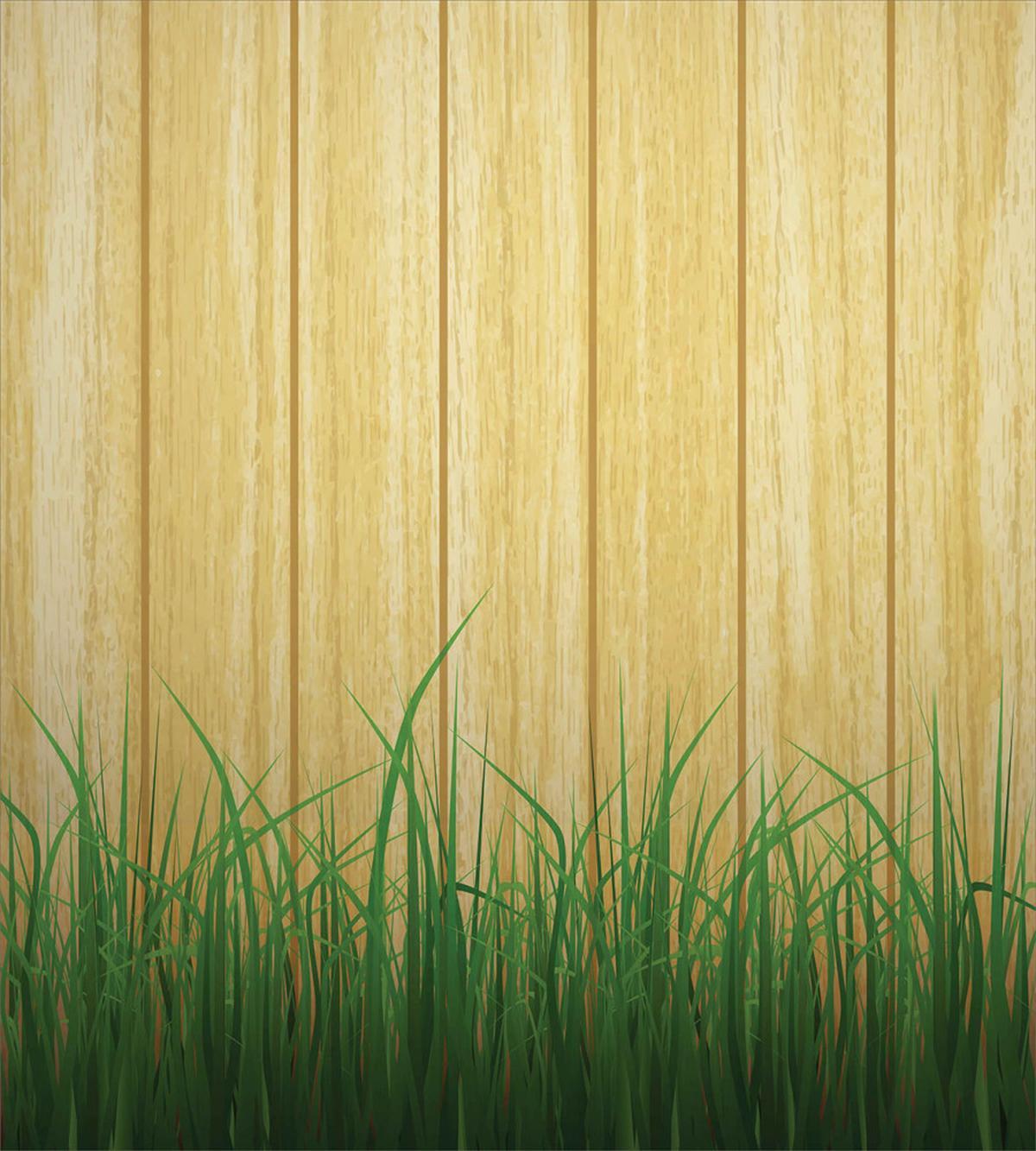 Grasses Front of Plank Look — Pattern