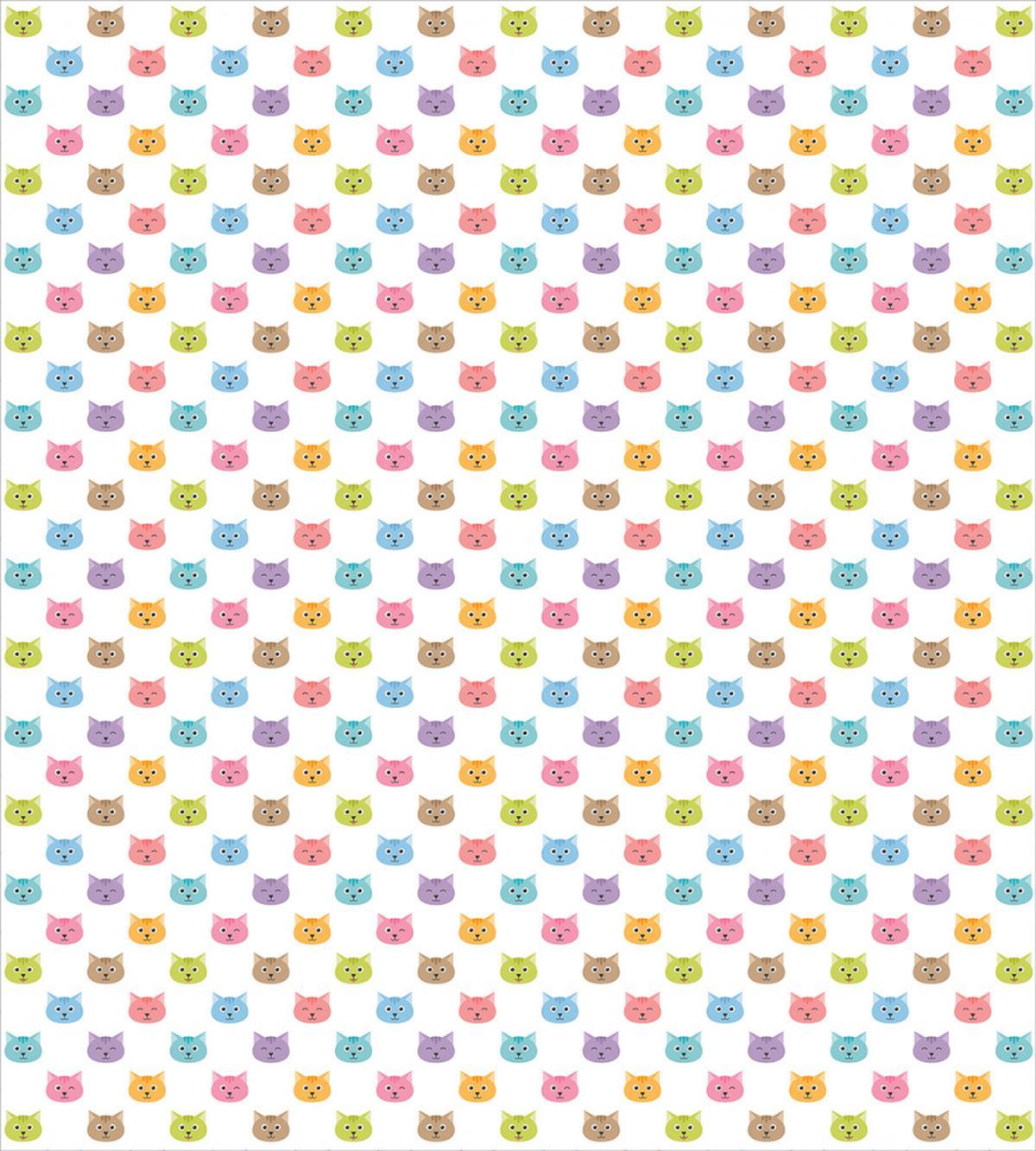 Colorful Faces Kids Nursery — Pattern