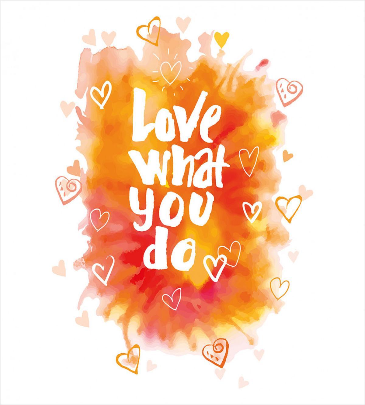 Warm Color Splash Message — Pattern