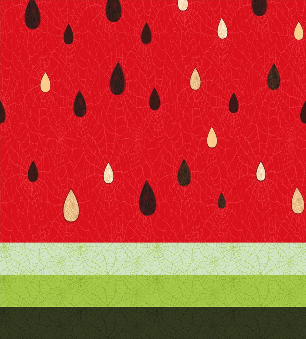 Watermelon Macro Fruit — Pattern