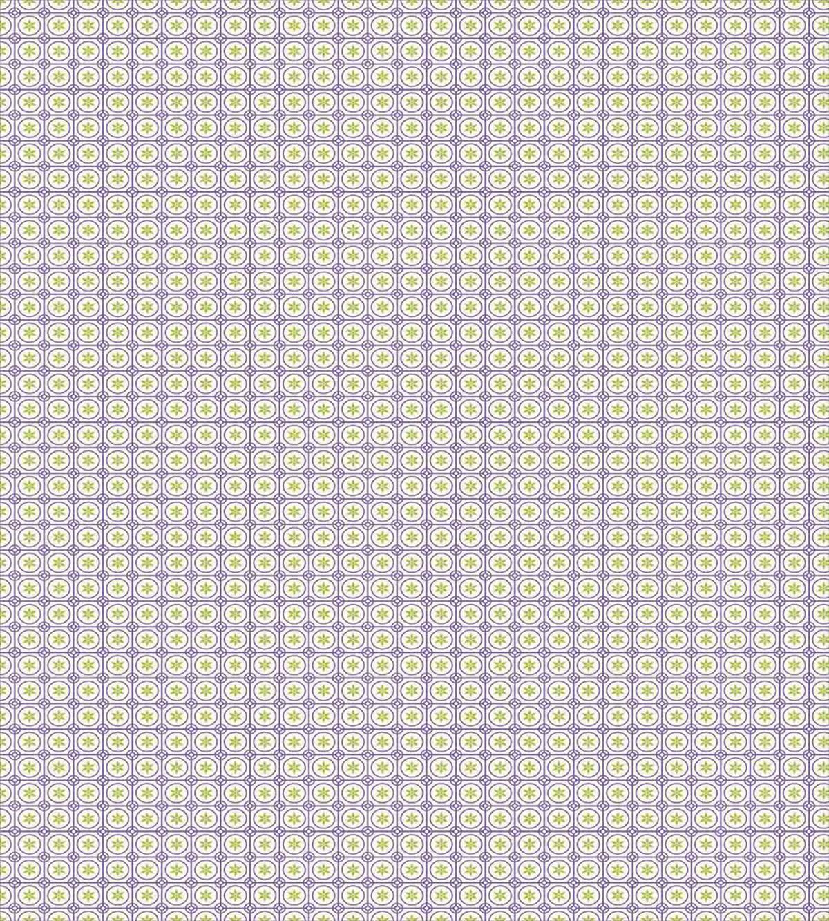 Square Grid Floral — Pattern