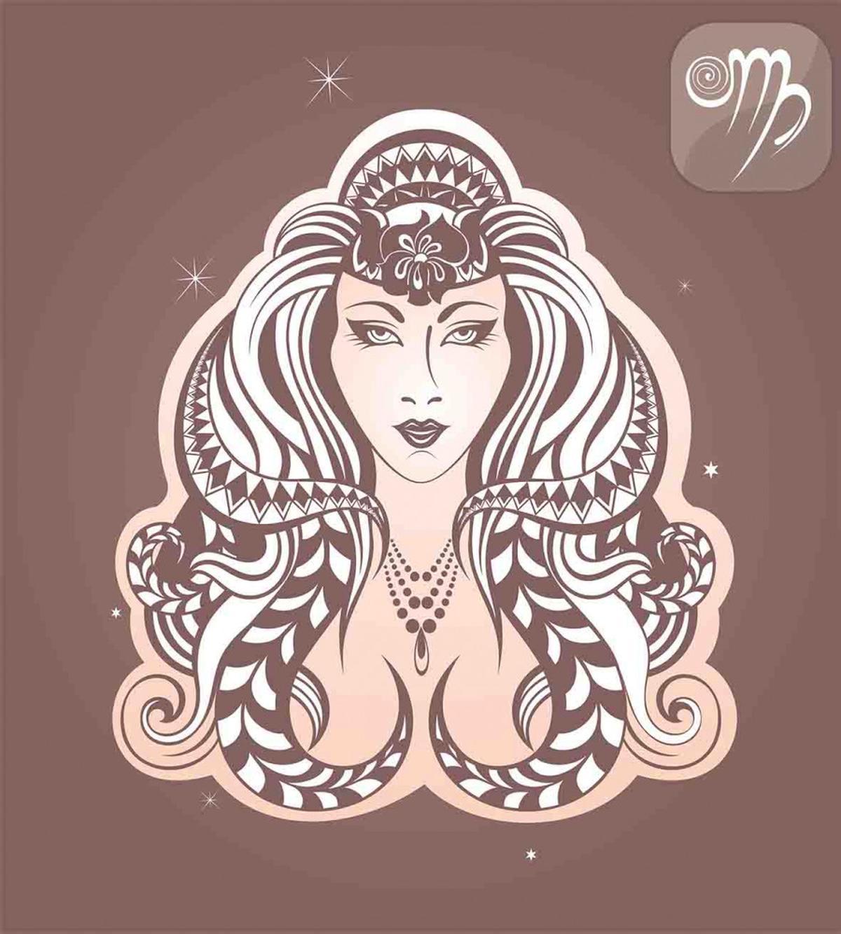 Tribal Woman Art — Pattern