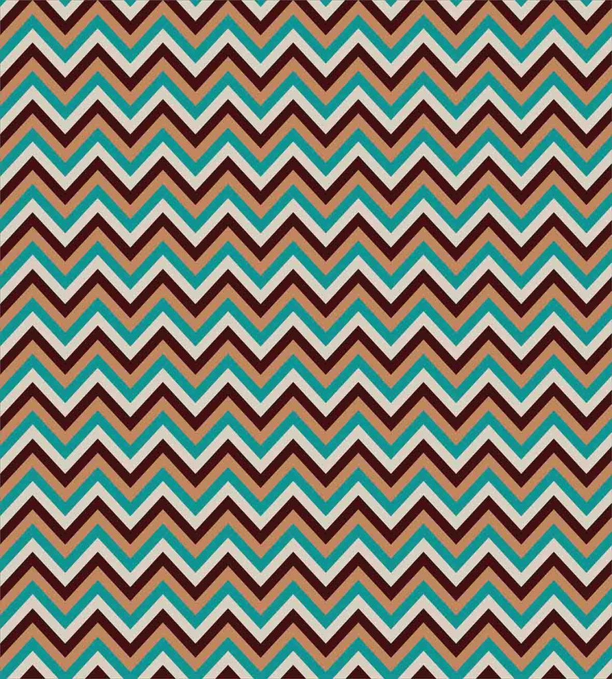 Retro Color Zigzag Line — Pattern