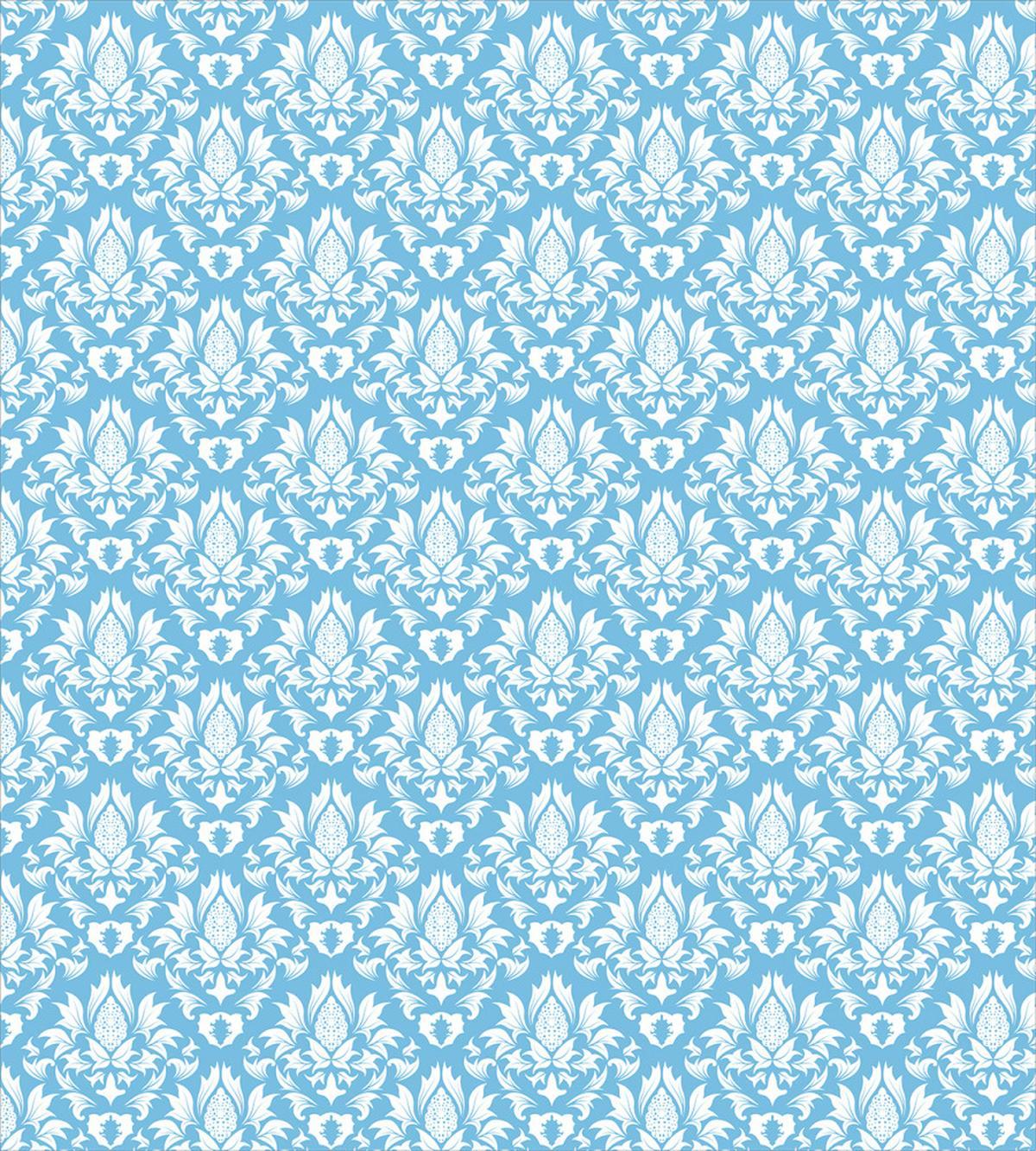 Blue White Old Garden — Pattern