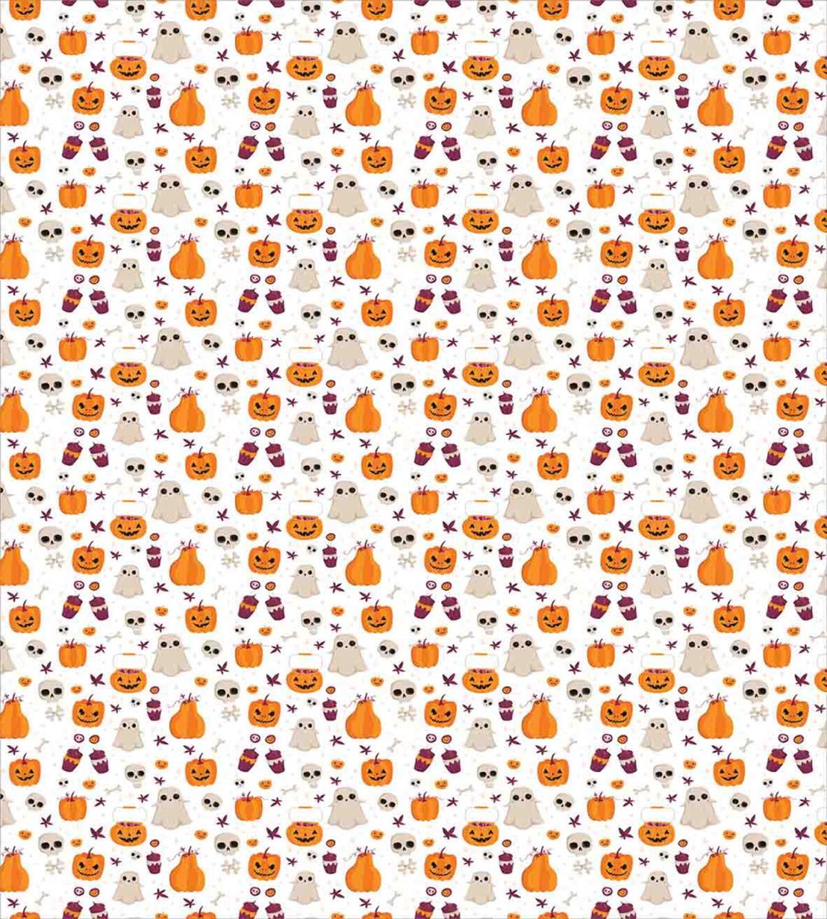 Halloween Party Cartoon Style — Pattern