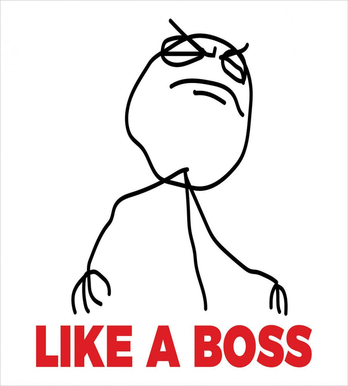 Cool Stickman and Like a Boss — Pattern